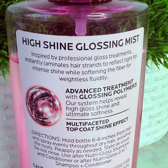 L'Oréal Paris Advanced Haircare Nutrigloss High Shine Glossing Mist, 3.4 fl... - Picture 4 of 6